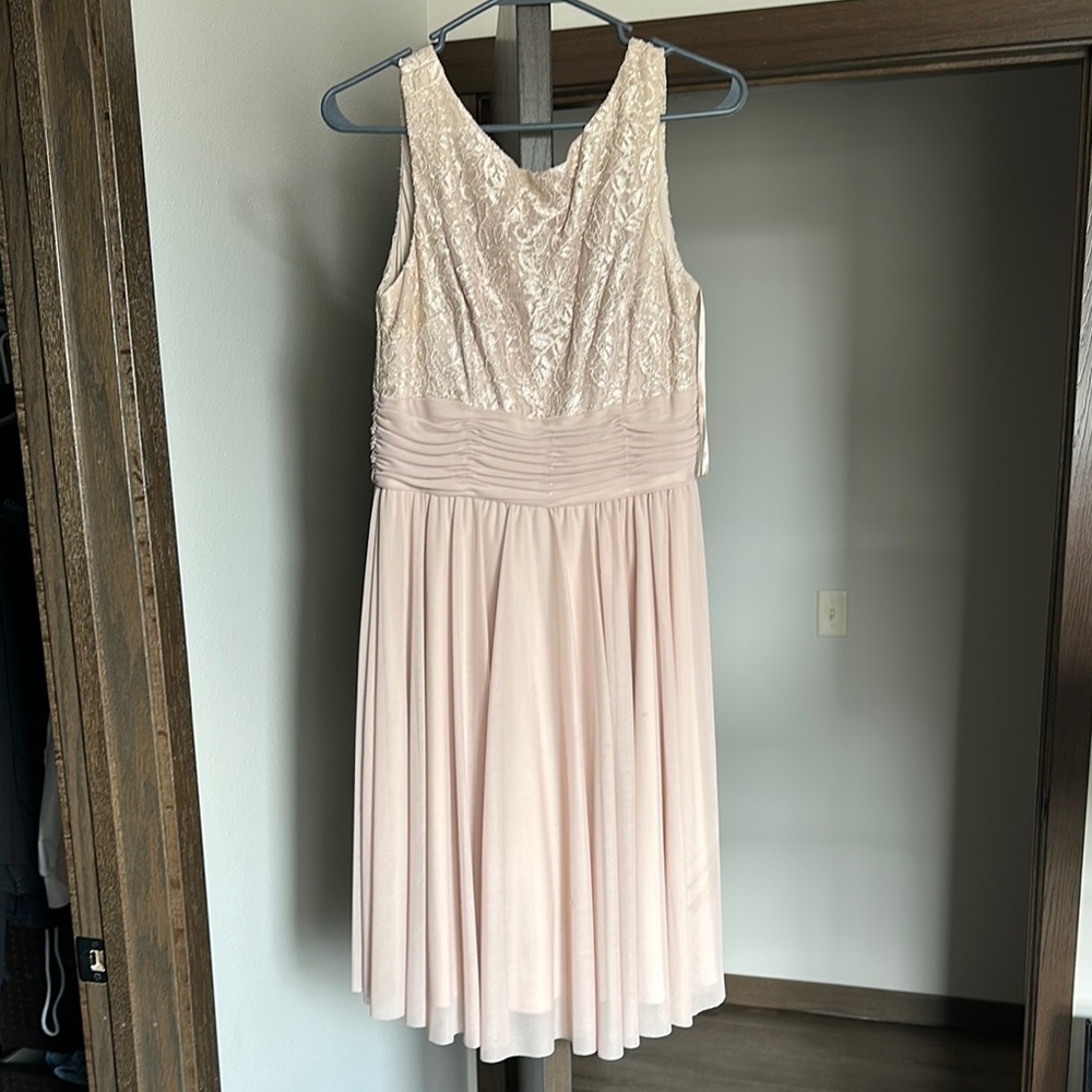Elegant Lace and Chiffon Dress